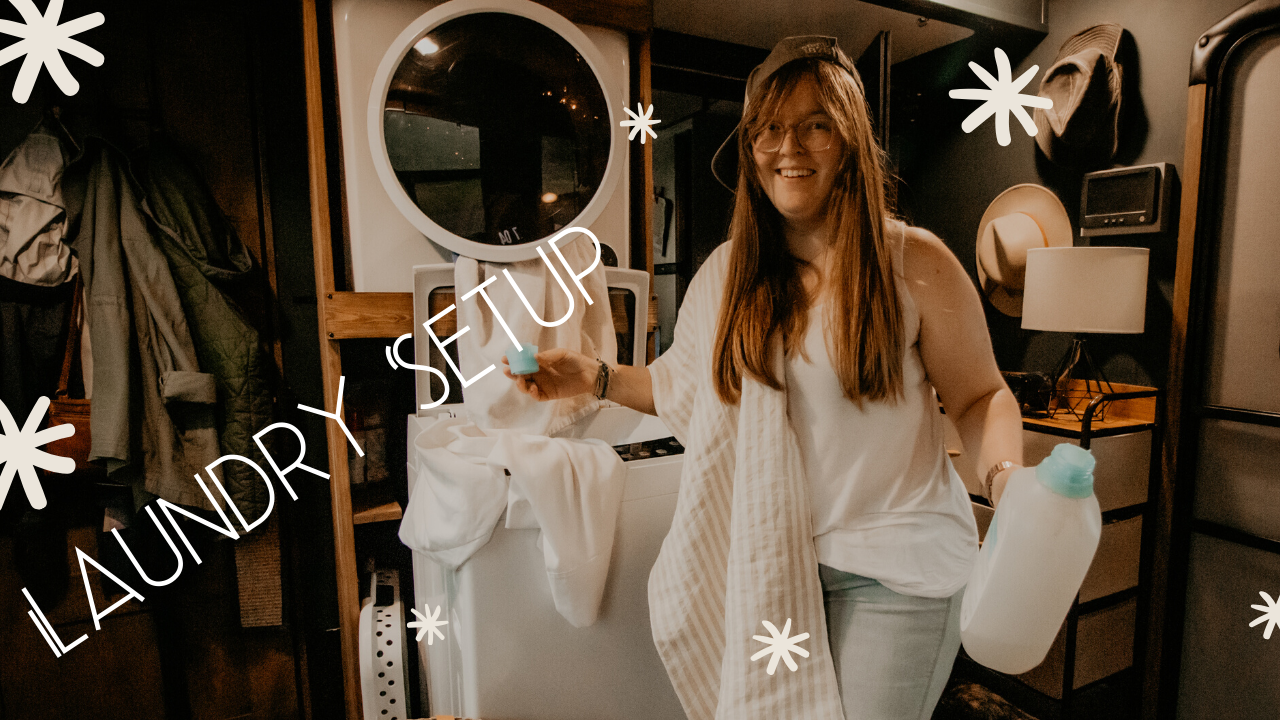Budget Friendly Laundry Set Up in your RV
