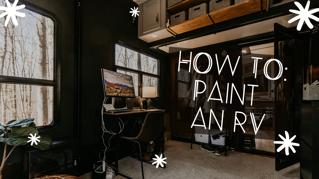 Painting an RV – Toy Hauler Renovation