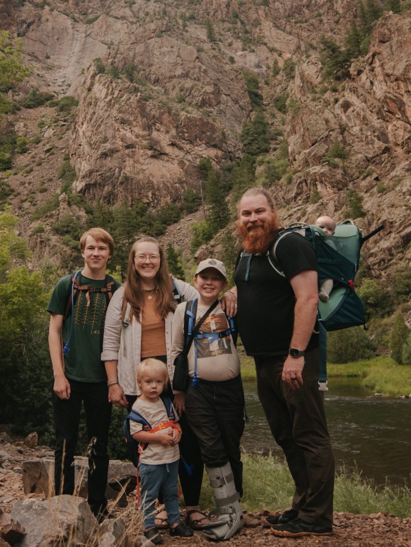 The Murphy family on the road